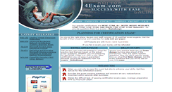 Desktop Screenshot of 4exam.com